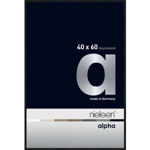 Nielsen Aluminium Picture Frame Alpha 40x60 cm negru mat