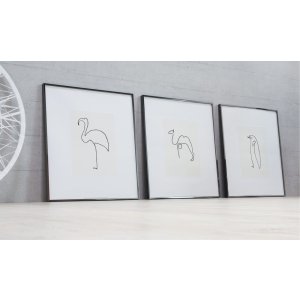 Nielsen aluminiu cadru Alpha 60x80 cm gri închis lucios