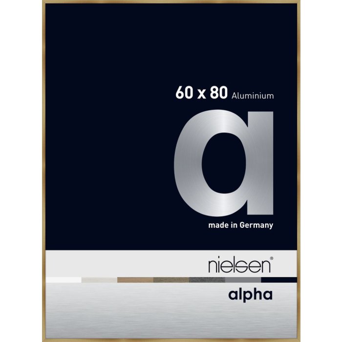Nielsen aluminiu cadru Alpha 60x80 cm periat chihlimbar sticlă normală