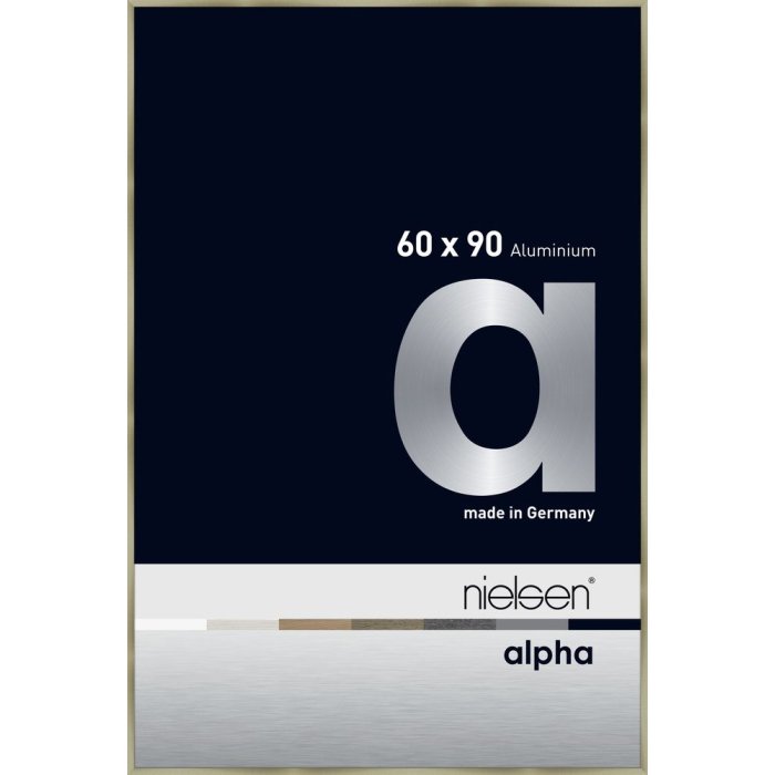 Nielsen aluminiu cadru Alpha 60x90 cm oțel inoxidabil periat