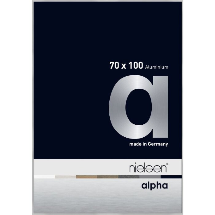 Nielsen aluminiu cadru Alpha 70x100 cm argint mat