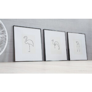 Nielsen aluminiu cadru Alpha 70x100 cm stejar alb