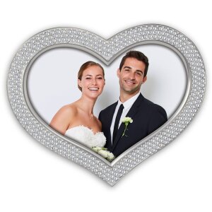 ZEP Herz-Fotorahmen Delon 13x18 cm silber glänzend...