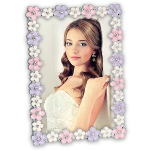 ZEP Metall-Portraitrahmen Stacy 10x15 cm rosa lila...