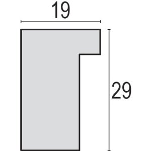 ZEP Bilderrahmen Niki 50x70 cm weiß