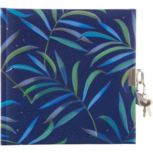 Goldbuch Tagebuch Tropical Blue 16,5x16,5 cm, blau,...