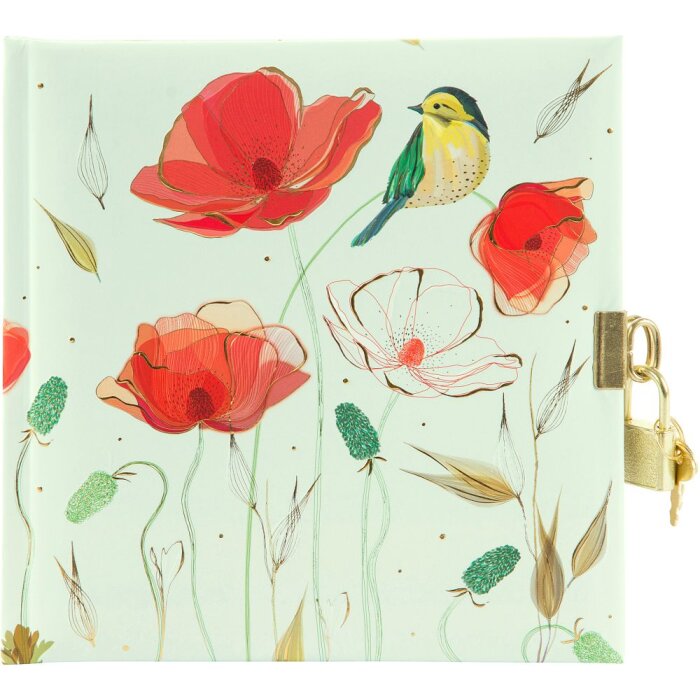 Goldbuch Jurnal Tender Flowers 16,5x16,5 cm alb