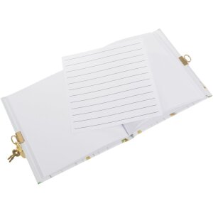 Goldbuch Jurnal Tender Flowers 16,5x16,5 cm alb