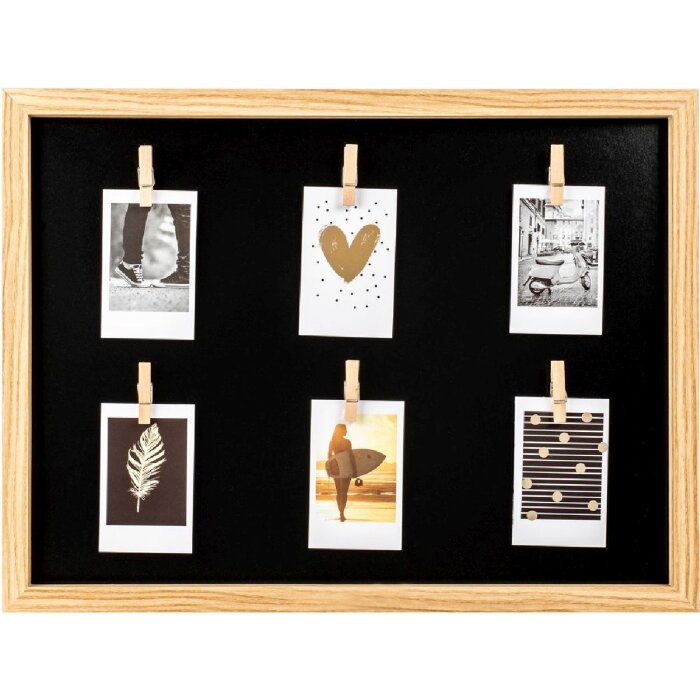 Adventure MDF lemn multi cadru 40x30 cm natural