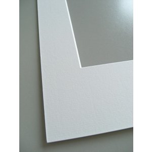 Walther Galerie Passepartout 30x40 cm schneeweiß für DIN A4