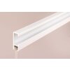 Set de bare pentru galerie din aluminiu, 1 m, alb