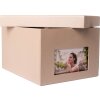HNFD XL Photo Box Kandra 700 fotografii 15x20 cm Taupe Metallic