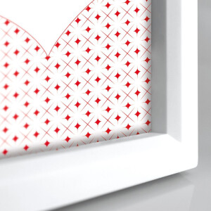 ZEP Madeira Doppelrahmen 2 Fotos 10x15 cm Love 23x23 cm