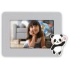 ZEP Arthur Babyrahmen 10x15 cm Panda Bär Holz-Fotorahmen zum Stellen und Hängen