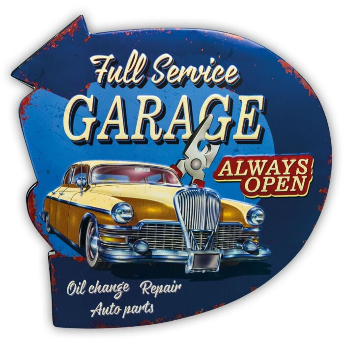 Semn metalic RICHMOND 40x40x2.5 cm