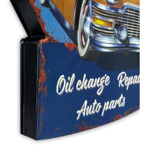 Semn metalic RICHMOND 40x40x2.5 cm