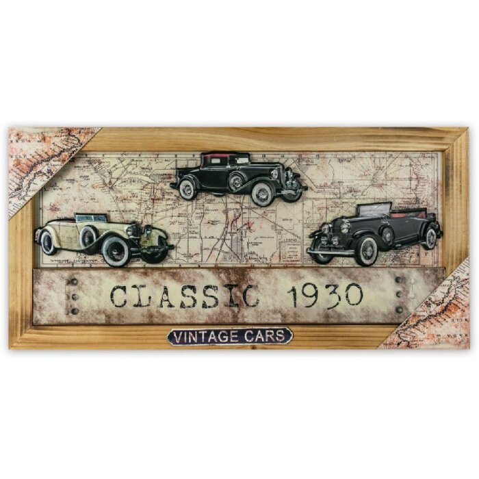 Semn de tablă OLD MOBILE 66x32x2 cm