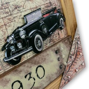 Semn de tablă OLD MOBILE 66x32x2 cm