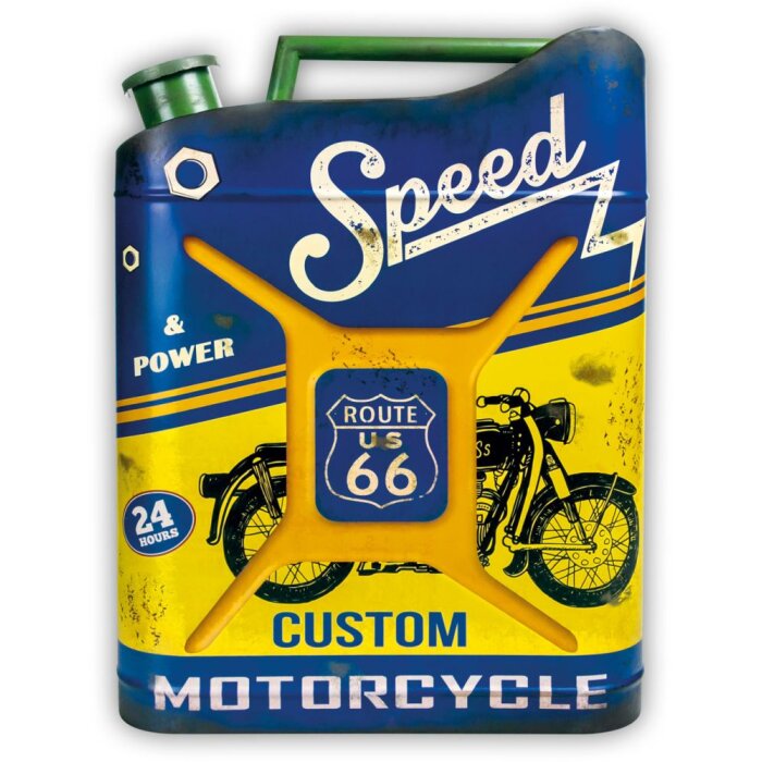 Semn metalic GASOLINE 3 33x45x5.5 cm