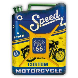 Semn metalic GASOLINE 3 33x45x5.5 cm