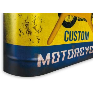 Semn metalic GASOLINE 3 33x45x5.5 cm