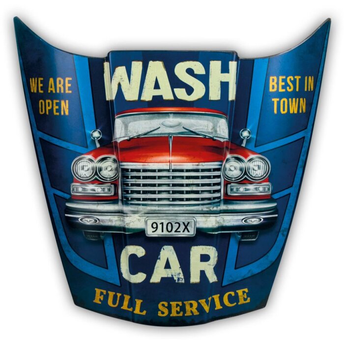 Semn de staniu DETROIT 34x34x5.5 cm