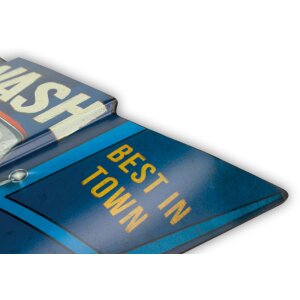 Semn de staniu DETROIT 34x34x5.5 cm