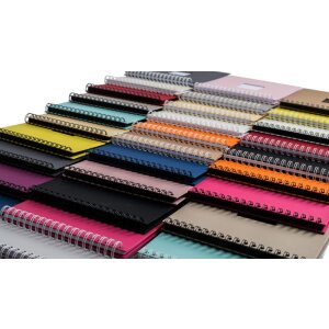 HNFD Spiralalbum Khari 50 weiße oder schwarze Seiten 24x25 cm