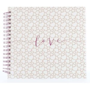Album spiralat Romance, 28x24 cm, 40 pagini albe