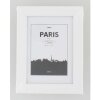 Cadru din plastic Paris 10x15 cm alb