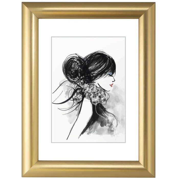 Cadru din plastic Sofia 13x18 cm auriu