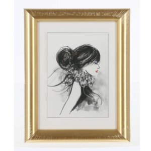 Cadru din plastic Sofia 13x18 cm auriu