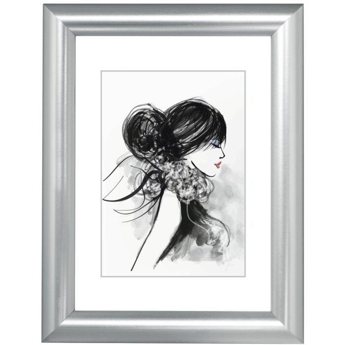 Cadru din plastic Sofia 13x18 cm argintiu