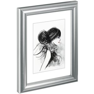 Cadru din plastic Sofia 13x18 cm argintiu
