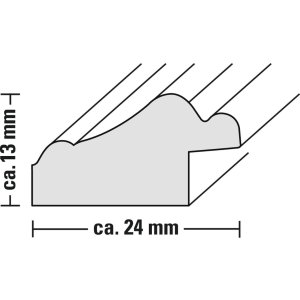 Hama Kunststoffrahmen Lobby 20x30 cm silber