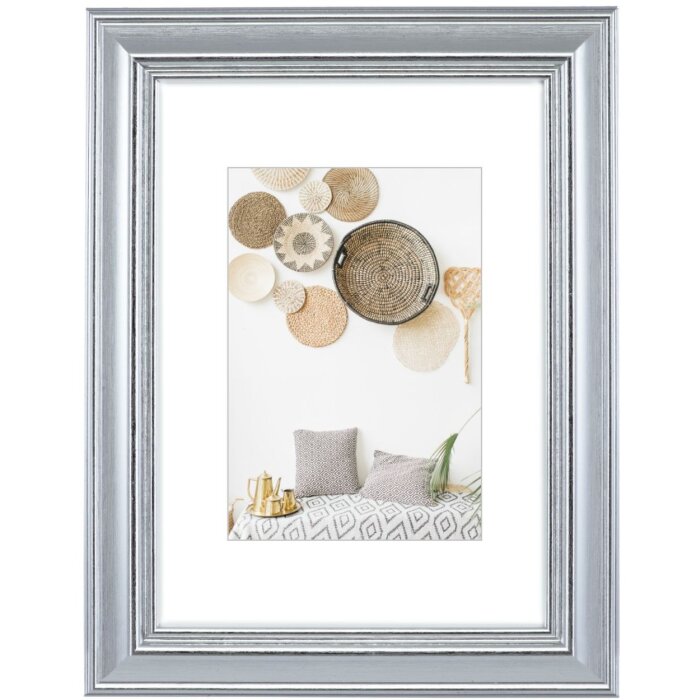 Cadru din plastic Lobby 30x40 cm argintiu