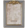 Clayre & Eef Fotorahmen 2F0714 Gold Blumen 13x18 cm Polyresin Glas
