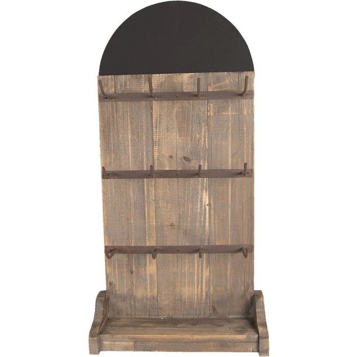 Clayre & Eef suport chei 38x24x79 cm maro