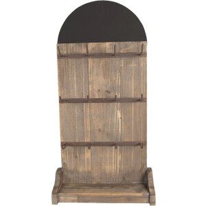 Clayre & Eef Schlüsselbrett 38x24x79 cm braun