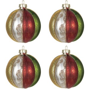 Globuri pentru pomul de Crăciun Ø 8 cm (set de 4)...