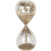 Clayre & Eef 6GL2752 Clepsidră din sticlă aurie 8x8x19 cm
