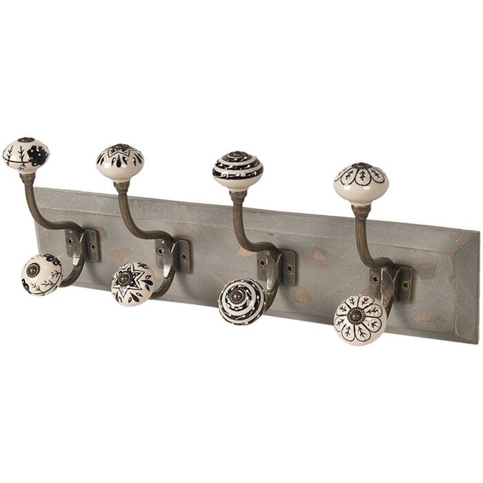 Clayre & Eef Cuier 45x10x18 cm alb