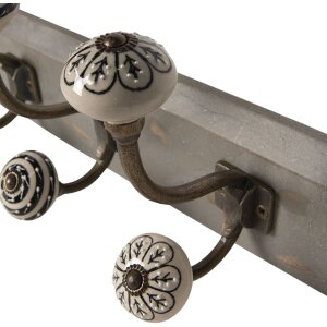 Clayre & Eef Cuier 45x10x18 cm alb