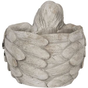 Ghiveci de flori înger 16x13x12 cm Clayre & Eef 6TE0282S