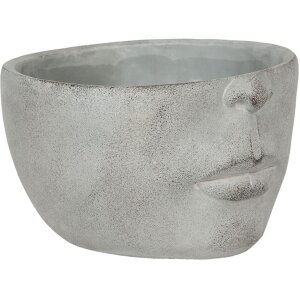 Clayre & Eef 6TE0295 Ghiveci de flori gri 24x23x15 cm...