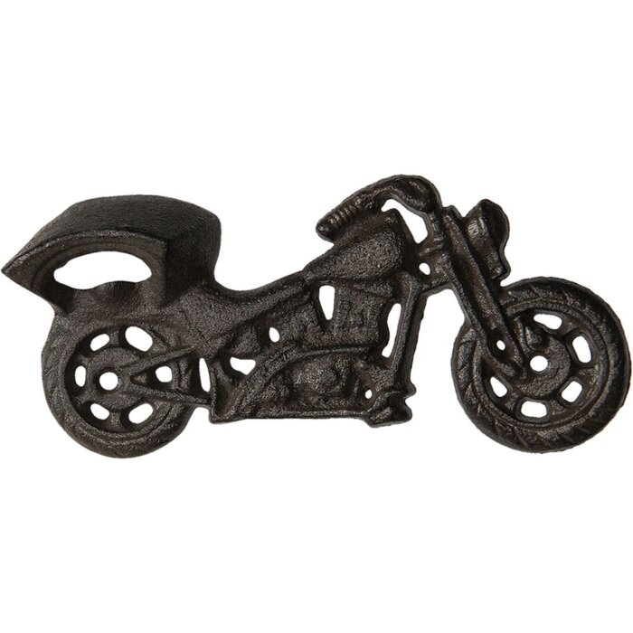 Deschizător de sticle pentru motociclete Clayre & Eef 6Y3905, maro, 19x3x9 cm