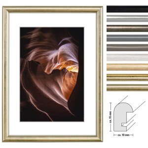 Hama Holzrahmen Phoenix Halbrundprofil Leistenbreite 1 cm bis Format 30x45 cm