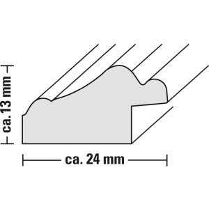 Hama cadru din plastic Lobby aspect metalic bronz aur argint 10x15 la 30x40 cm
