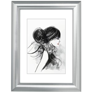 Hama Ramă din Plastic Sofia Neagră 20x30 cm