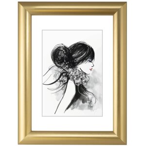 Hama Ramă din Plastic Sofia Neagră 20x30 cm